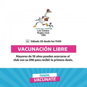 El club contar con un vacunatorio el prximo sbado